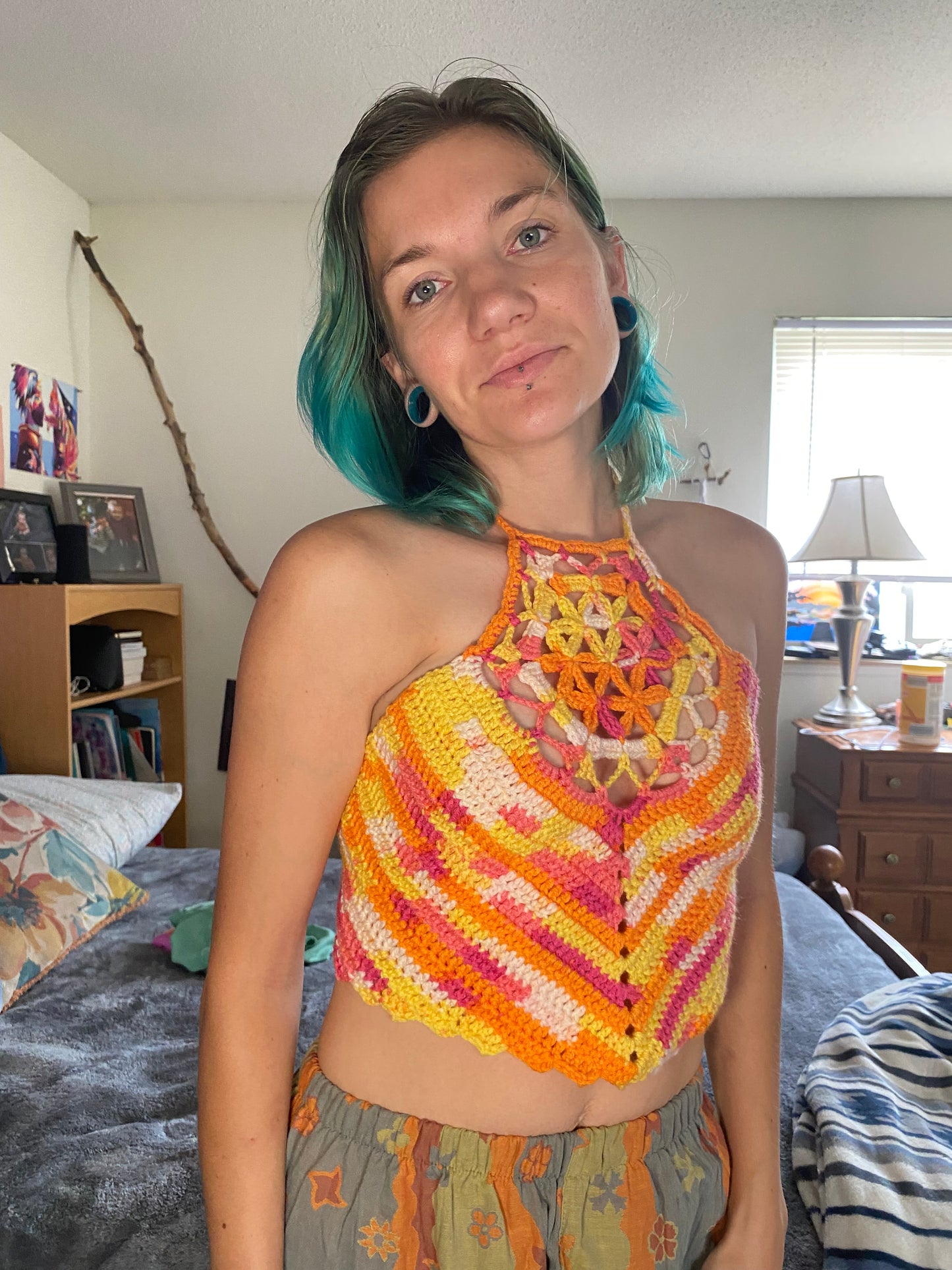 Flower of Life halter top